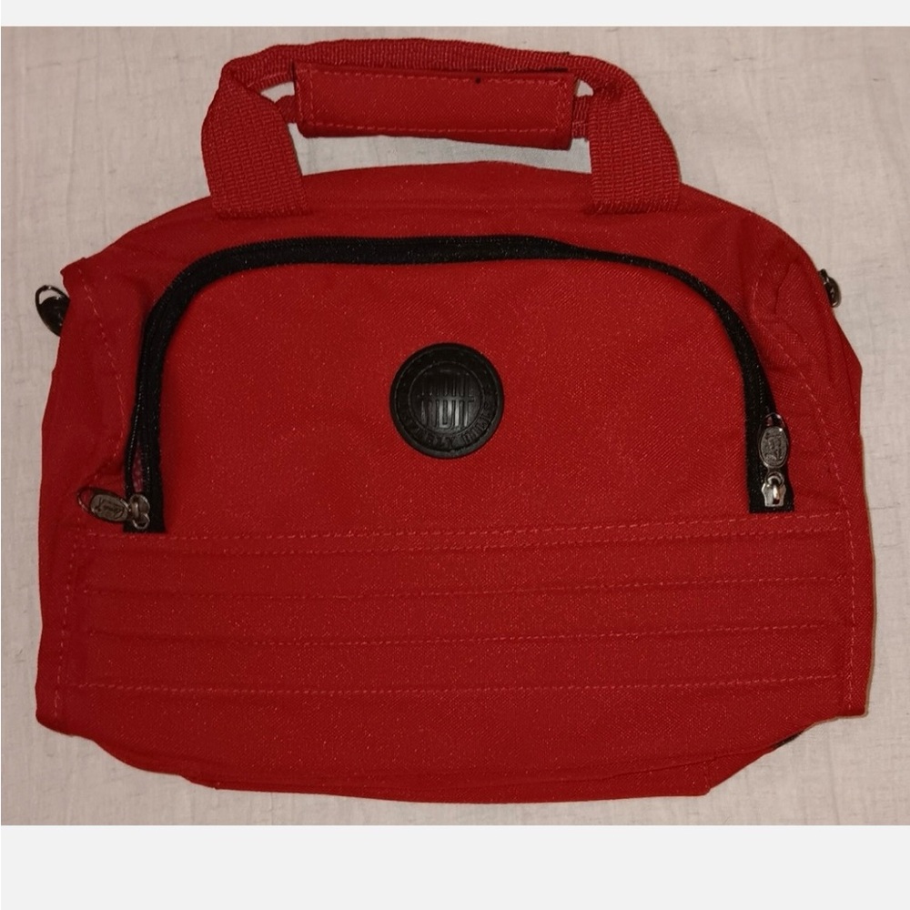 Red Ricardo Beverly Hills toiletry bag